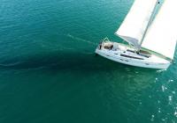 sailing yacht at sea